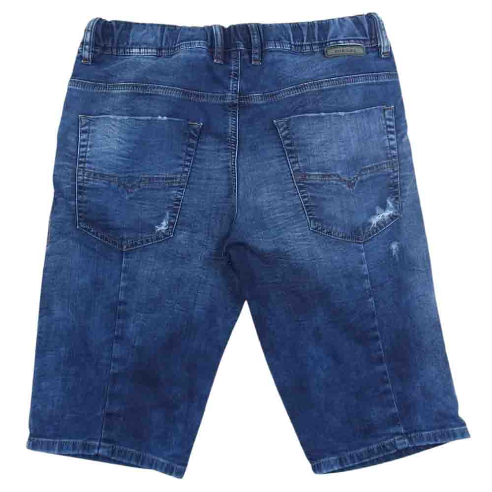 DIESEL ディーゼル D Krooshort NE Denim Shorts ストレッチ デニム ショート パンツ ショーツ  インディゴブルー系 30【中古】