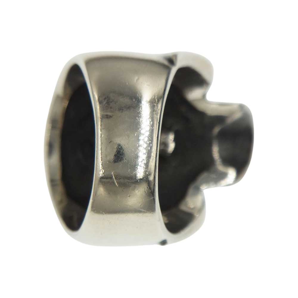 ダイス スカル リング  シルバー系 16号【中古】
