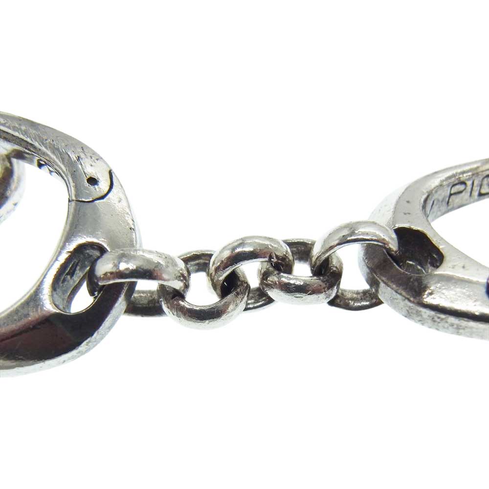 CRAZY PIG クレイジーピッグ HANDCUFF BRACELET SMALL ハンドカフ ブレスレット スモール  シルバー系【中古】