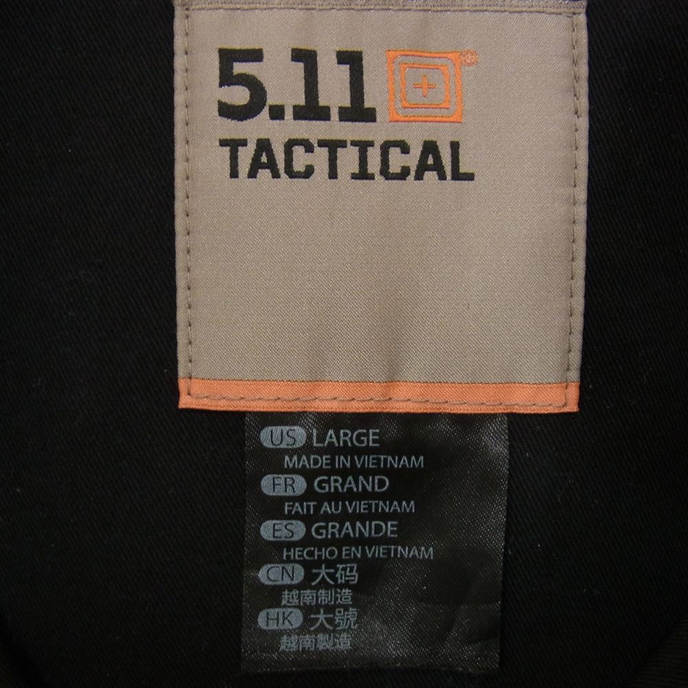 　タクティカル　 ミリタリー 半袖 シャツ  ブラック系【中古】