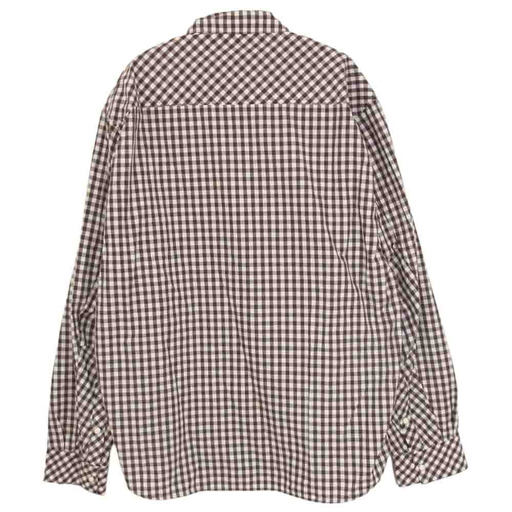 nonnative ノンネイティブ NN-S4109 RANCHER FULL ZIP L/S SHIRT COTTON BROAD GINGHAM CHECK ブラウン系 2【中古】