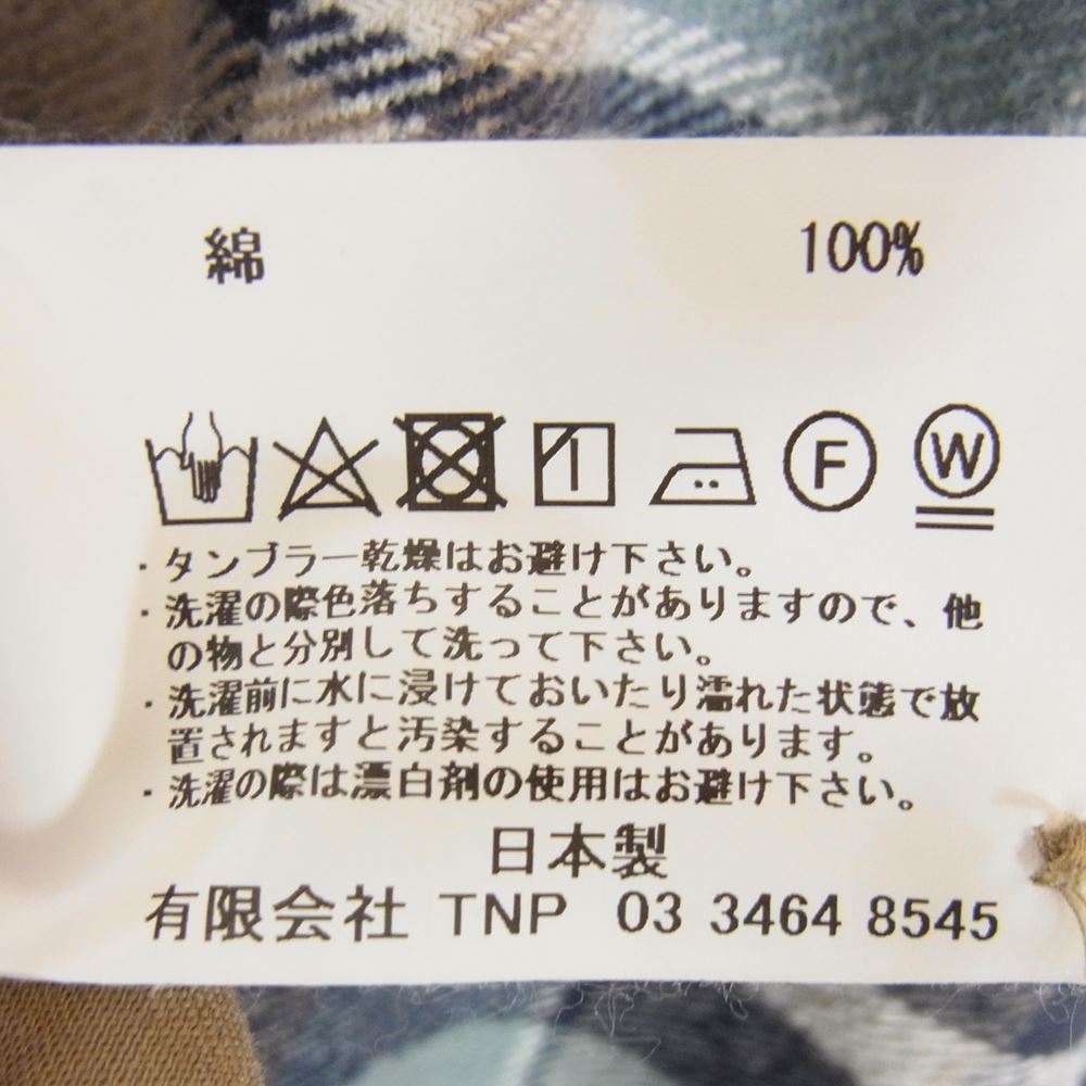 nonnative ノンネイティブ NN-SJ4005 WORKER SHIRT JACKET COTTON TWILL PLAID シャツ ジャケット マルチカラー系 3【中古】