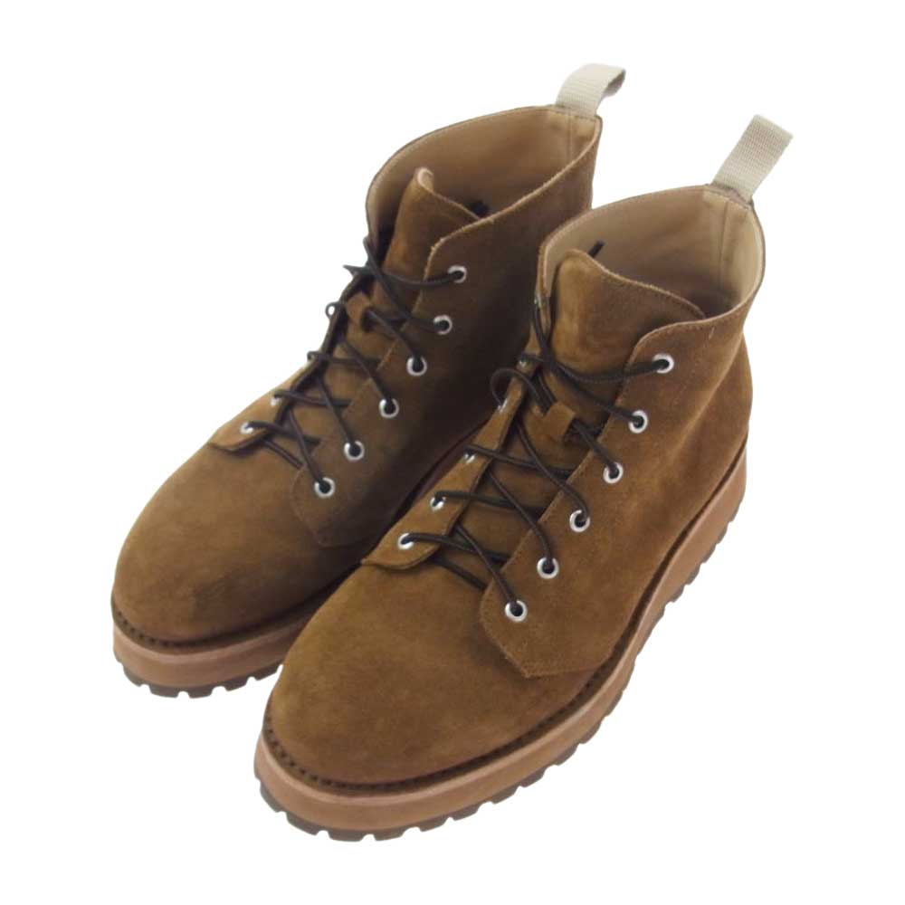 nonnative ノンネイティブ 22SS WORKER LACE UP BOOTS COW LEATHER カウレザー レースアップ ブーツ ブラウン系 42【美品】【中古】
