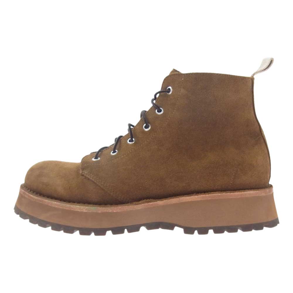 nonnative ノンネイティブ 22SS WORKER LACE UP BOOTS COW LEATHER カウレザー レースアップ ブーツ ブラウン系 42【美品】【中古】
