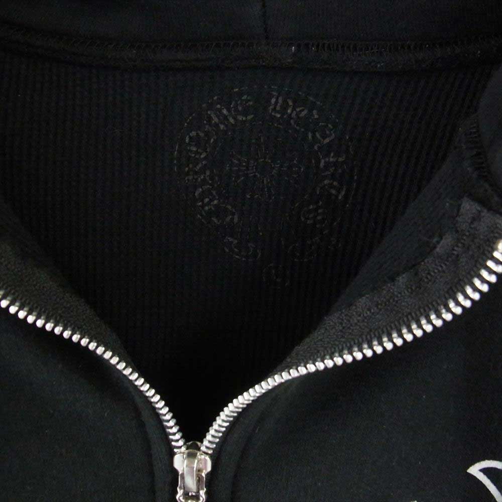 CHROME HEARTS クロムハーツ（原本無） ダガージップ CHプラス プリント ジップ パーカー ブラック系 L【中古】