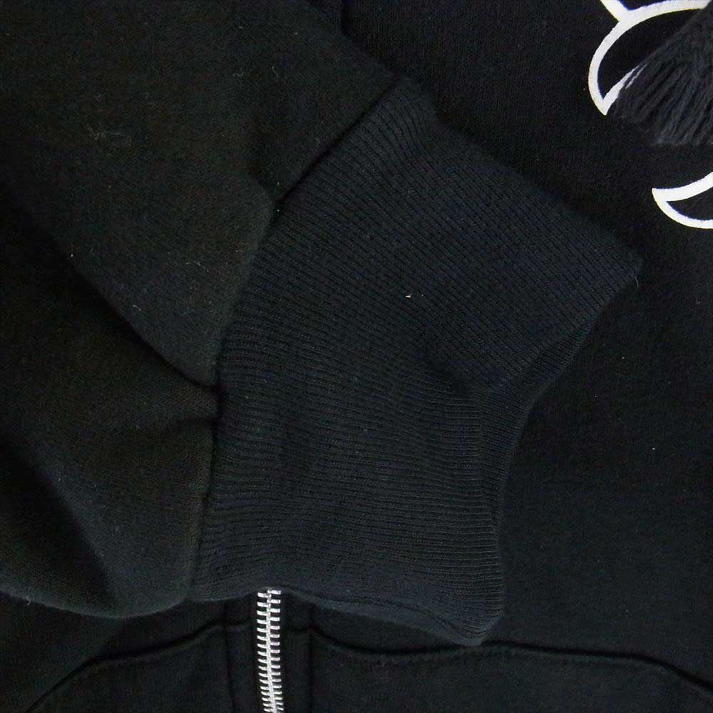 CHROME HEARTS クロムハーツ（原本無） ダガージップ CHプラス プリント ジップ パーカー ブラック系 L【中古】