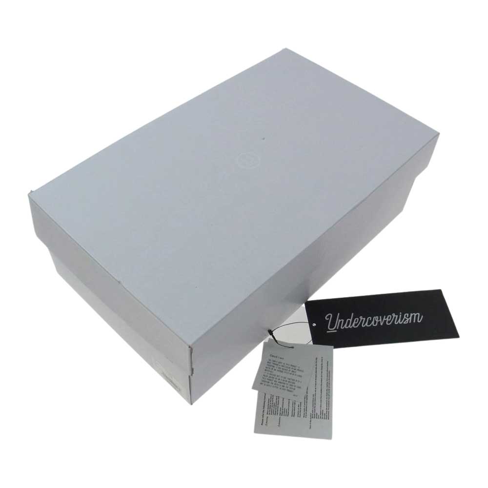 UNDERCOVER アンダーカバー 23SS  UI1C4F01 ism カサネハギ ハイカット ファスナー スニーカー  ブラック系 L (27-27.5cm)【新古品】【未使用】【中古】