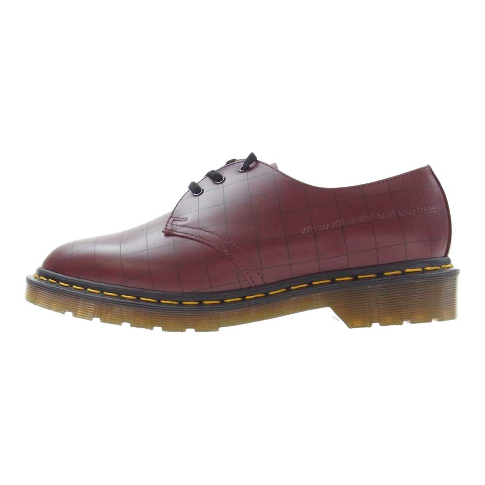 UNDERCOVER アンダーカバー × Dr.Martens 1461 Cherry Red ドクターマーチン チェリーレッド 3ホール ダービー シューズ ワインレッド系 8【新古品】【未使用】【中古】