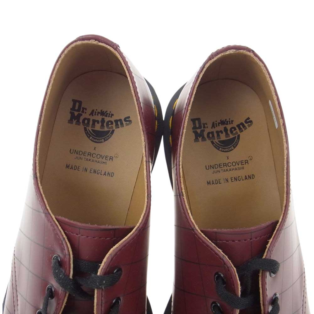 UNDERCOVER アンダーカバー × Dr.Martens 1461 Cherry Red ドクターマーチン チェリーレッド 3ホール ダービー シューズ ワインレッド系 8【新古品】【未使用】【中古】