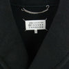 MAISON MARGIELA メゾンマルジェラ ①⑩ライン 22AW S50AM0564 レザー切替 ショールカラー ダブル コート ブラック系 48【美品】【中古】
