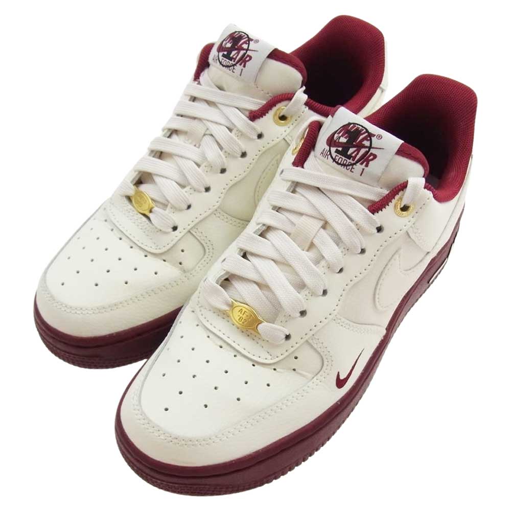 NIKE ナイキ DQ7582-100 WMNS Air Force 1 Low 40th Anniversary Sail Team Red ウィメンズ エアフォース1 ロー 40th アニバーサリー セイル チームレッド  23.0cm【中古】