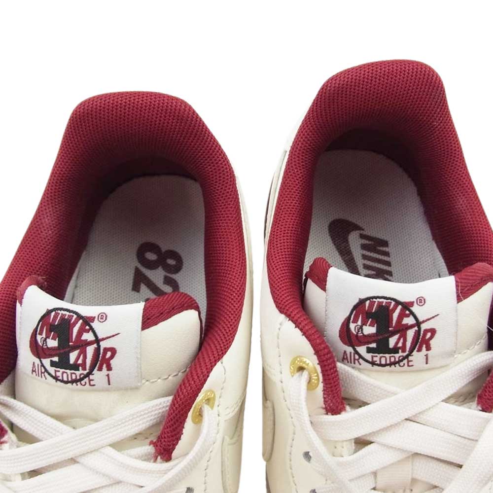 NIKE ナイキ DQ7582-100 WMNS Air Force 1 Low 40th Anniversary Sail Team Red ウィメンズ エアフォース1 ロー 40th アニバーサリー セイル チームレッド  23.0cm【中古】