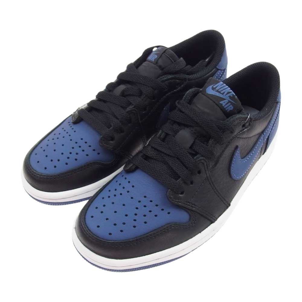 NIKE AIR JORDAN ナイキ ジョーダン CZ0790-041 AIR JORDAN 1 RETRO LOW MG Mystic Navy ローカット スニーカー ネイビー系 ブラック系 23.0cm【新古品】【未使用】【中古】