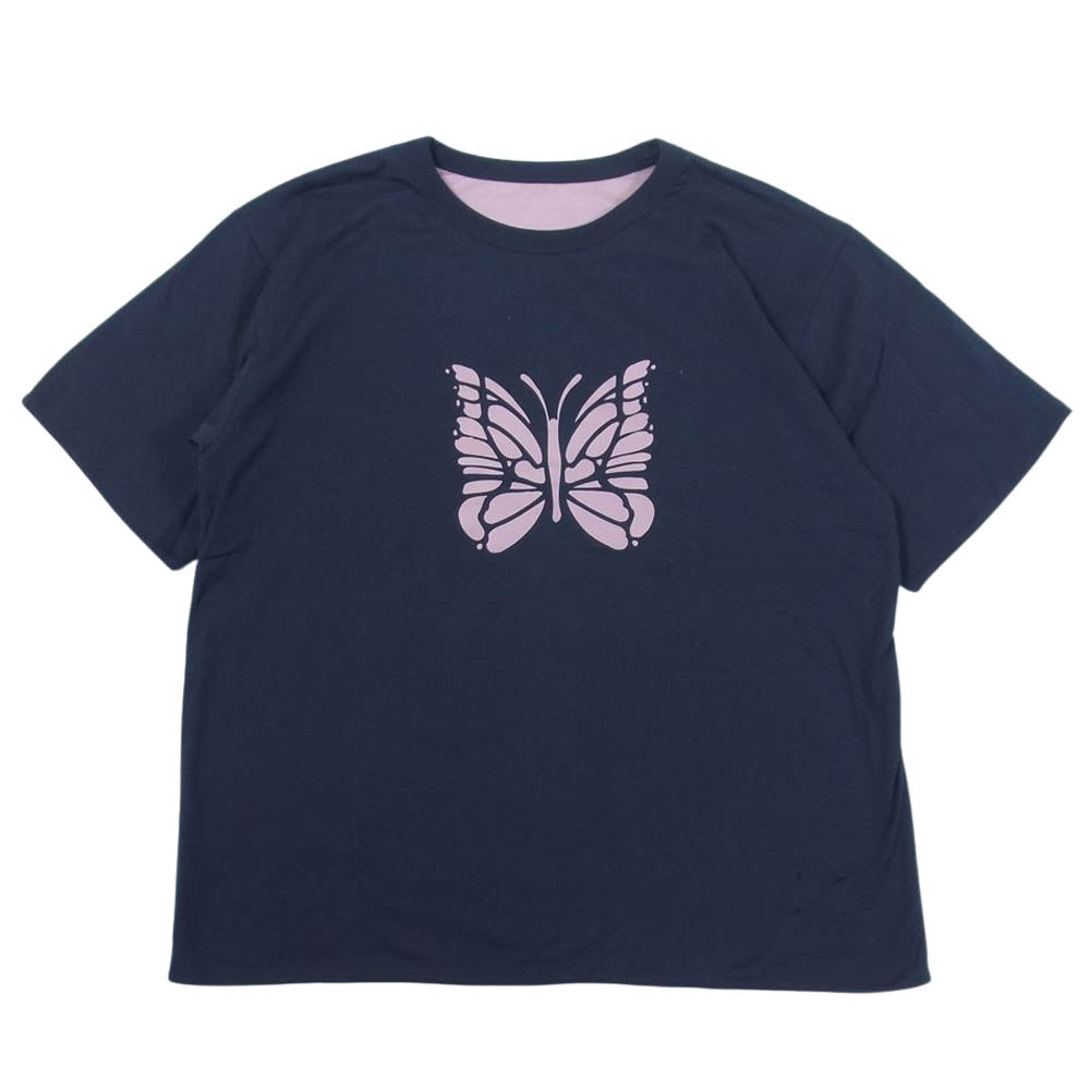 Needles ニードルス SHORT SLEEVE REVERSIBLE TEE ショート スリーブ リバーシブル 半袖 Tシャツ チャコール系 ピンク系 XL【中古】