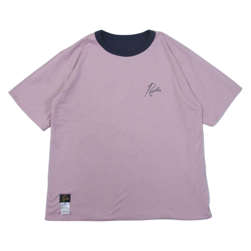 Needles ニードルス SHORT SLEEVE REVERSIBLE TEE ショート スリーブ リバーシブル 半袖 Tシャツ チャコール系 ピンク系 XL【中古】