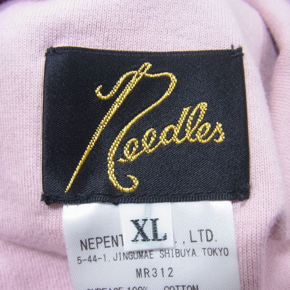 Needles ニードルス SHORT SLEEVE REVERSIBLE TEE ショート スリーブ リバーシブル 半袖 Tシャツ チャコール系 ピンク系 XL【中古】