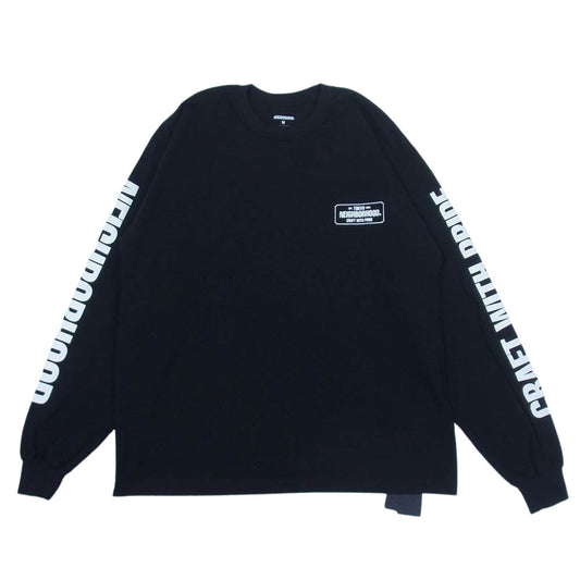 NEIGHBORHOOD ネイバーフッド 23SS  231PCNH-LT01 NH . TEE LS-1 ロング スリーブ Tシャツ コットン 天竺 ブラック系 M【中古】