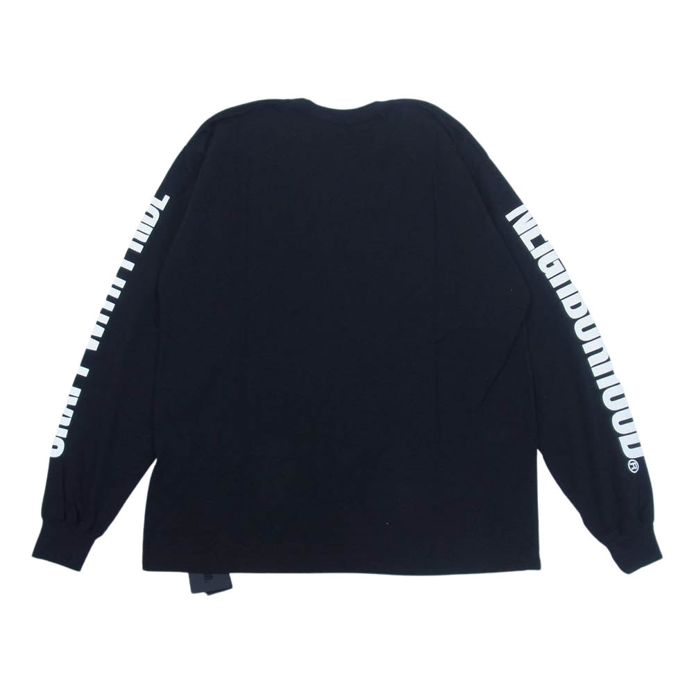 NEIGHBORHOOD ネイバーフッド 23SS  231PCNH-LT01 NH . TEE LS-1 ロング スリーブ Tシャツ コットン 天竺 ブラック系 M【中古】