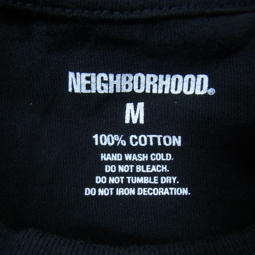 NEIGHBORHOOD ネイバーフッド 23SS  231PCNH-LT01 NH . TEE LS-1 ロング スリーブ Tシャツ コットン 天竺 ブラック系 M【中古】