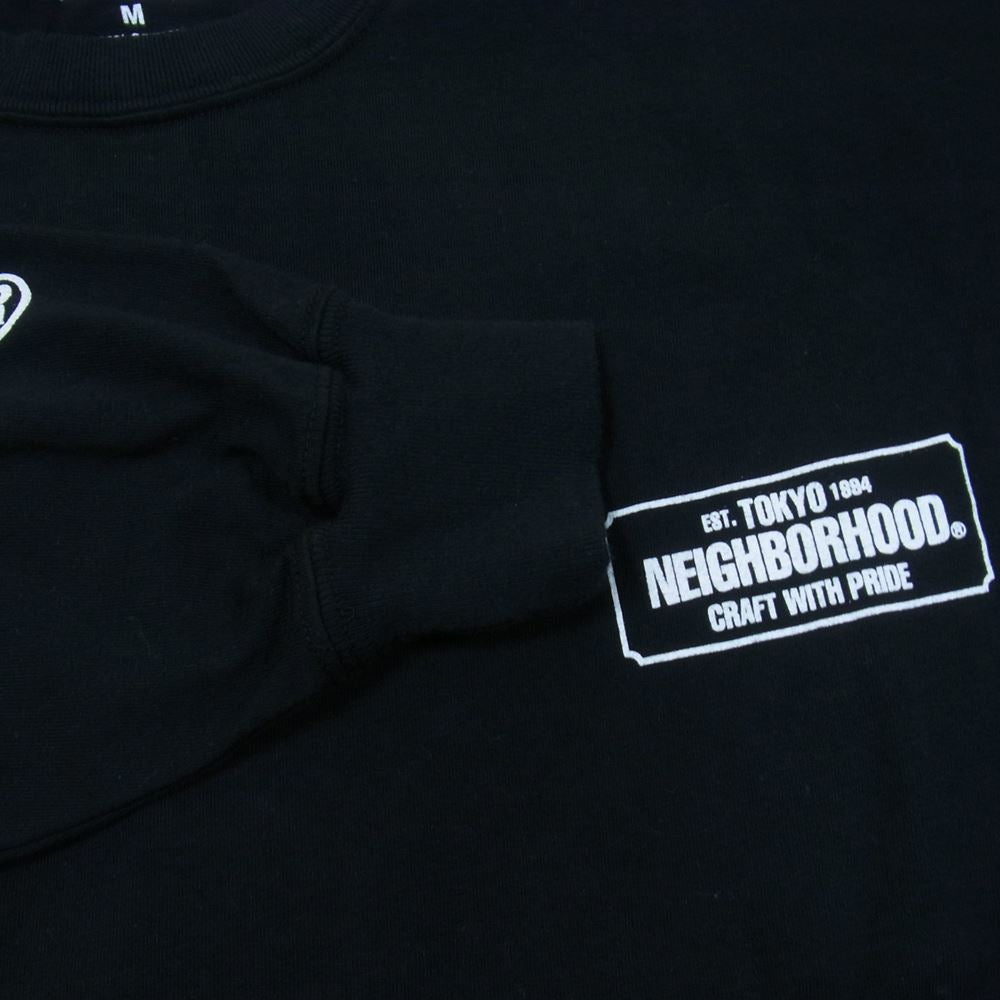 NEIGHBORHOOD ネイバーフッド 23SS  231PCNH-LT01 NH . TEE LS-1 ロング スリーブ Tシャツ コットン 天竺 ブラック系 M【中古】