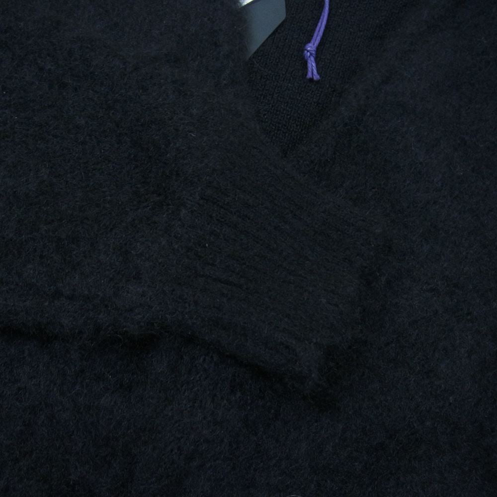 Needles ニードルス 22AW LQ449-JF モヘア カーディガン ブラック系 M
