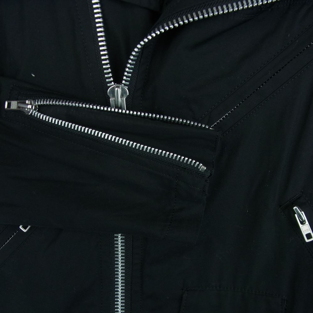 COMME des GARCONS HOMME PLUS コムデギャルソンオムプリュス AD2015 PQ-B039 カットオフ コットン ダブルライダース シャツ ジャケット ブラック系 XS【中古】