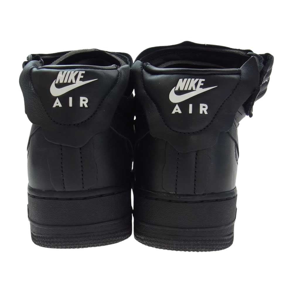COMME des GARCONS HOMME PLUS コムデギャルソンオムプリュス NIKE ナイキ 20AW DC3601-001 CDG AIR FORCE 1 MID AF1 エアフォース ミッド スニーカー ブラック系 28.5cm【新古品】【未使用】【中古】