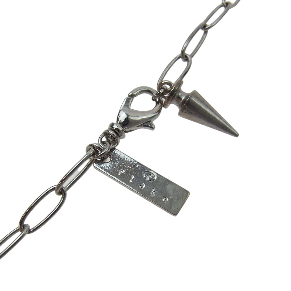 JUNYA WATANABE COMME des GARCONS ジュンヤワタナベコムデギャルソン JH-K807-051-1-1 ニードル スパイク パール チェーン ネックレス シルバー系【中古】