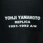 Yohji Yamamoto POUR HOMME ヨウジヤマモトプールオム 1991 REPLICA 16SS H0-B55-104 91AW レプリカ ウール スタンドカラー チャイナ シャツ ブラック系 2【中古】