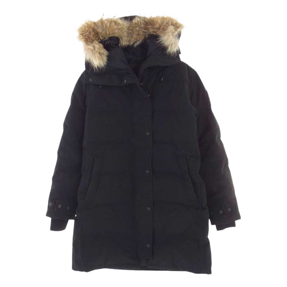 CANADA GOOSE カナダグース 3802LA SHELBURNE PARKA シェルバーン パーカー ファー付き ダウン ジャケット コート ブラック系 M【中古】