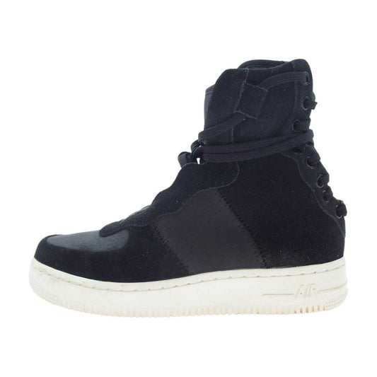 NIKE ナイキ BV8252-001 W AIR FORCE 1 REBEL XX PRM エア フォース 1 レベル XX プレミアム THE 1 REIMAGINED COLLECTION ザ・ワン リイマジンド コレクション ハイカット スニーカー ブラック系 23.5cm【中古】