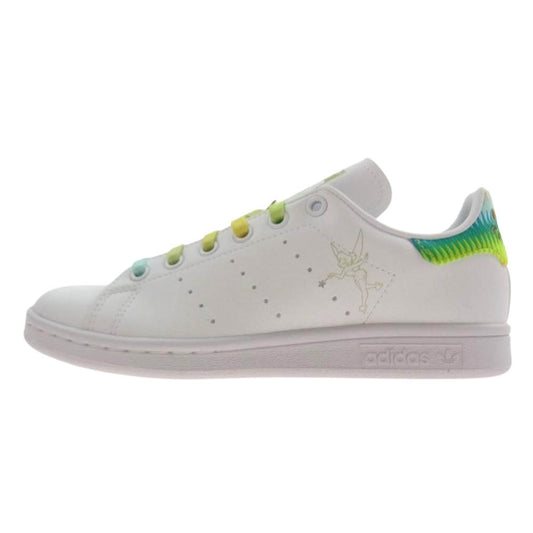 adidas アディダス FX5998 STAN SMITH J DISNEY スタンスミス ティンカーベル サステナブル スニーカー ホワイト系 23.5cm【新古品】【未使用】【中古】
