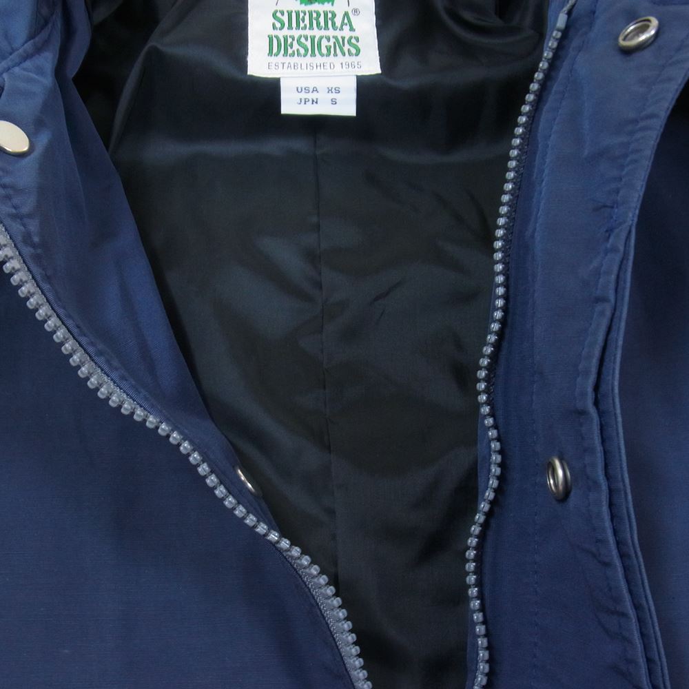 SIERRA DESIGNS シエラデザイン 8101J  TACOMA COAT II タコマ コート ネイビー系 S【中古】