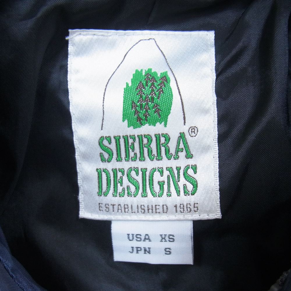 SIERRA DESIGNS シエラデザイン 8101J  TACOMA COAT II タコマ コート ネイビー系 S【中古】