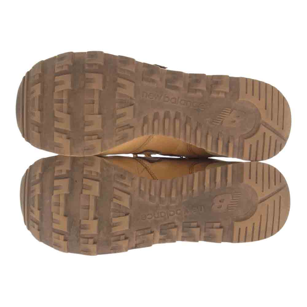 NEW BALANCE ニューバランス CM1400UA　 × UNITED ARROWS ユナイテッドアローズ 25周年 レザー スニーカー ライトブラウン系 27cm【中古】