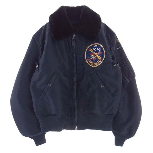Buzz Rickson's バズリクソンズ BR14175 B-15C モスキート MOSQUITO モスキート フライトジャケット  ネイビー系【中古】