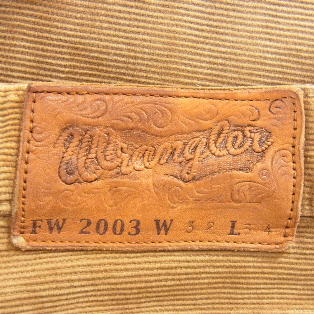 ラングラー Lot.S1006  x FUNNY FW2003 11MWZ ファニー ヘビーオン スコーデュロイ パンツ ブラウン系 32【中古】