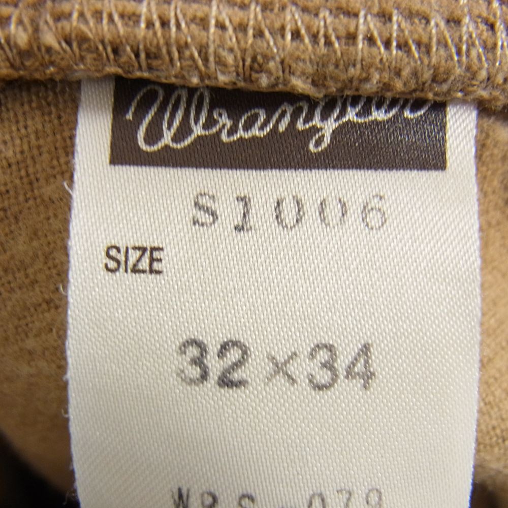 ラングラー Lot.S1006  x FUNNY FW2003 11MWZ ファニー ヘビーオン スコーデュロイ パンツ ブラウン系 32【中古】