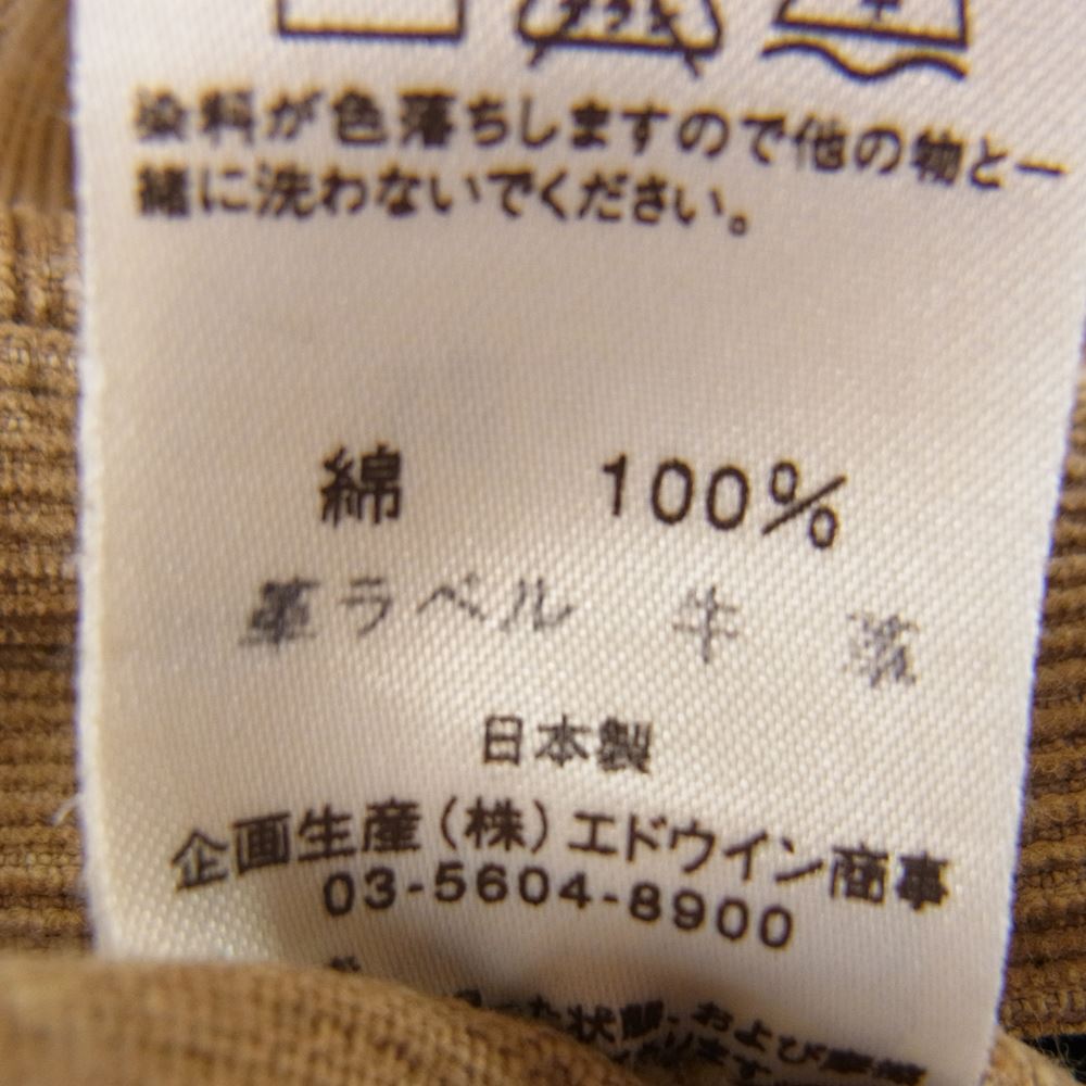 ラングラー Lot.S1006  x FUNNY FW2003 11MWZ ファニー ヘビーオン スコーデュロイ パンツ ブラウン系 32【中古】