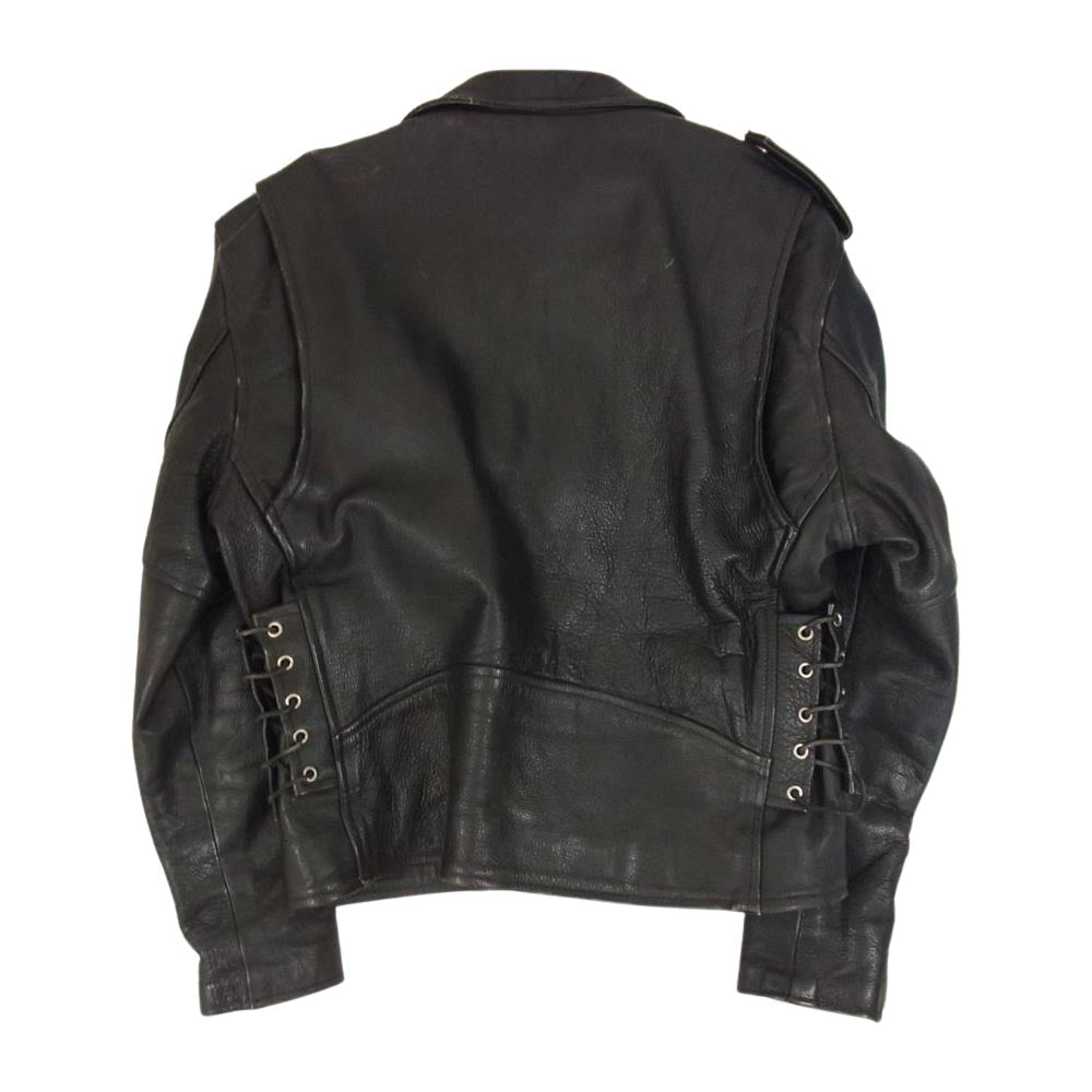 ボーナス ヴィンテージ ダブル ライダース ジャケット ブラック系 42【中古】