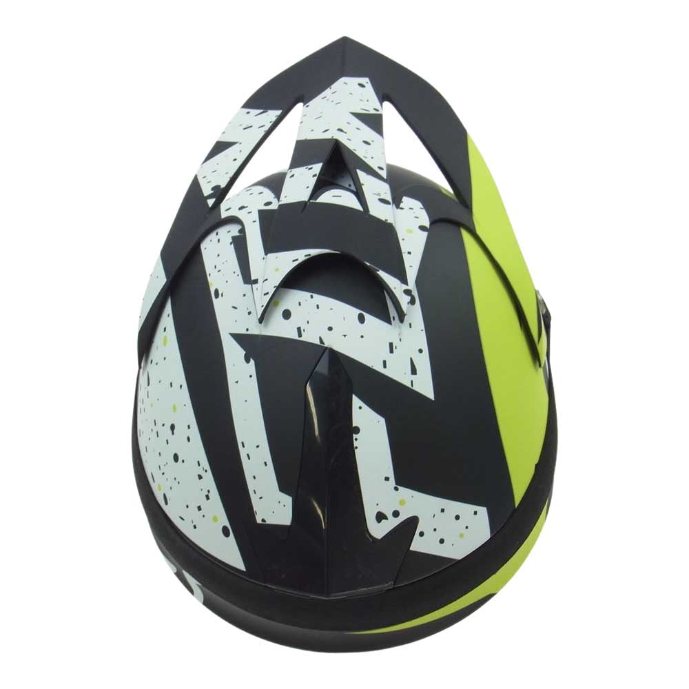 フォックス FMVSS218 オフロード用 ヘルメット ゴーグル付 ブラック系 ホワイト系【中古】