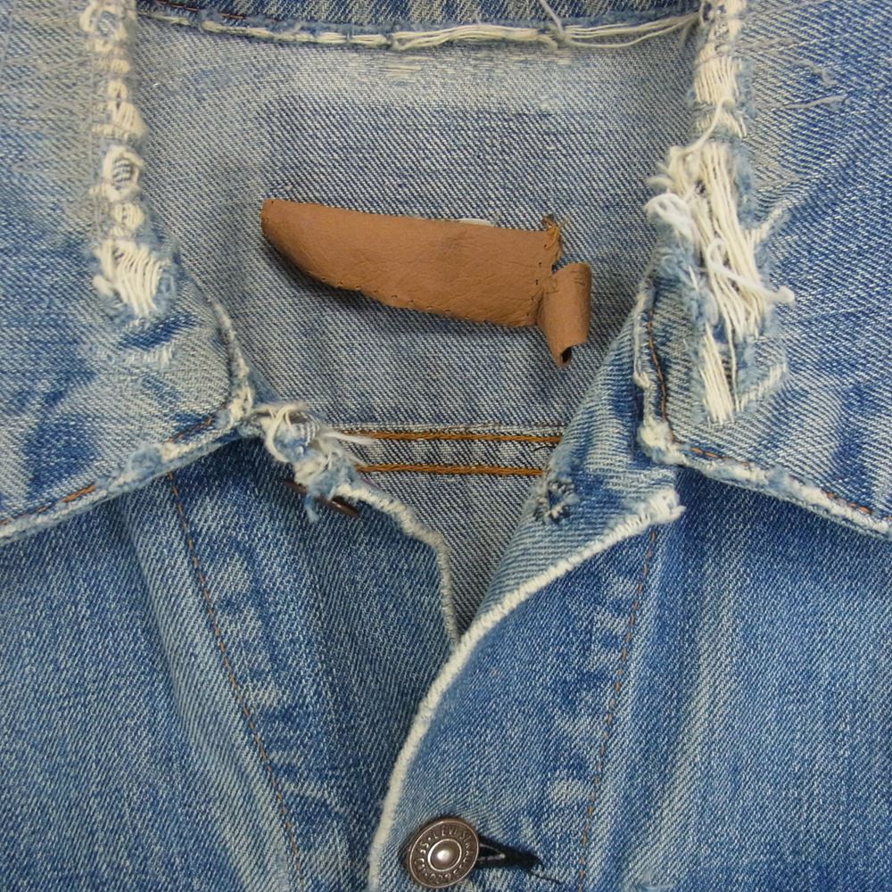 Levi's リーバイス ヴィンテージ オリジナル 70505 BIG E 刻印無し デニム ジャケット インディゴブルー系 サイズ表記無【中古】