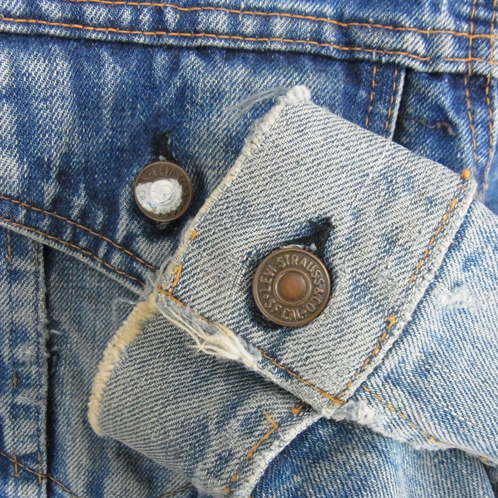 Levi's リーバイス ヴィンテージ オリジナル 70505 BIG E 刻印無し デニム ジャケット インディゴブルー系 サイズ表記無【中古】