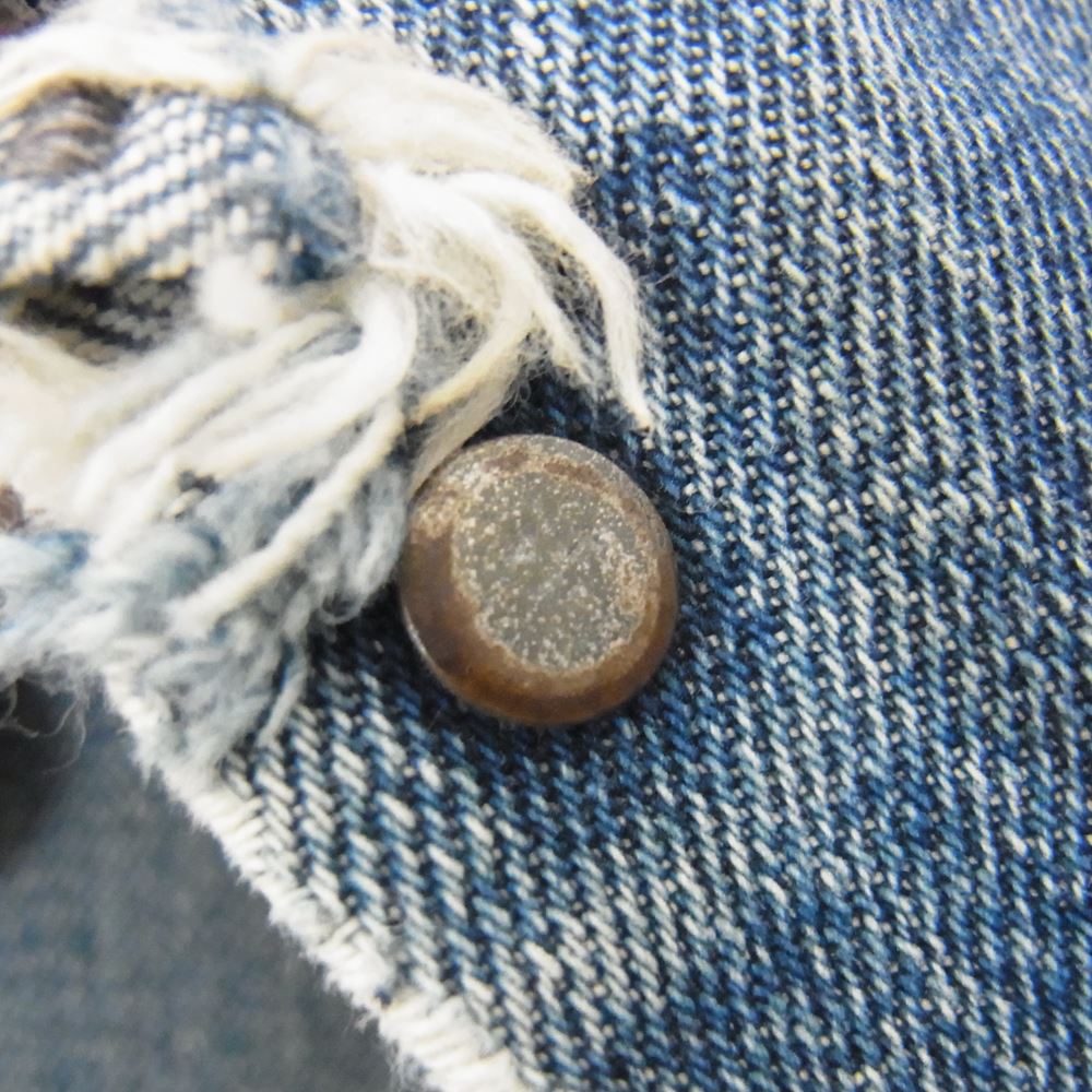 Levi's リーバイス ヴィンテージ オリジナル 70505 BIG E 刻印無し デニム ジャケット インディゴブルー系 サイズ表記無【中古】