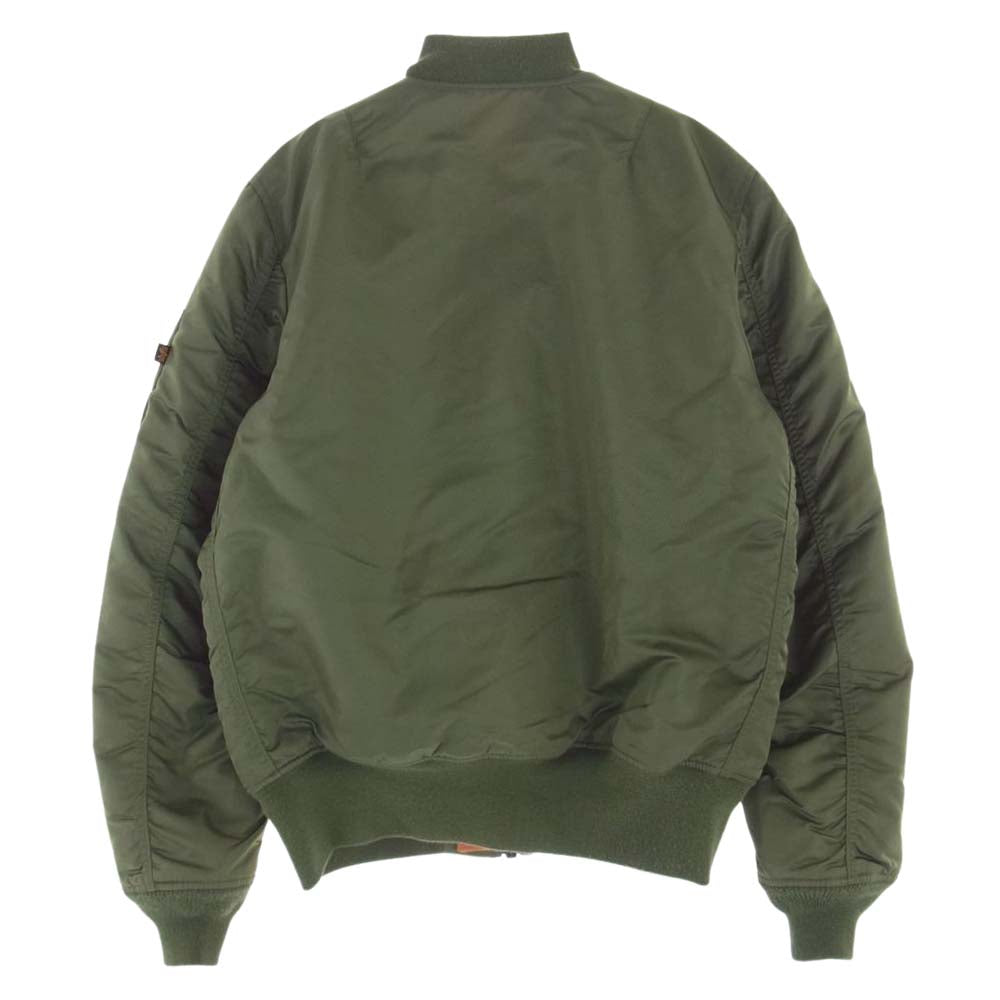 ALPHA アルファ 20004-203 MA-1 フライト ジャケット モスグリーン系 L【中古】