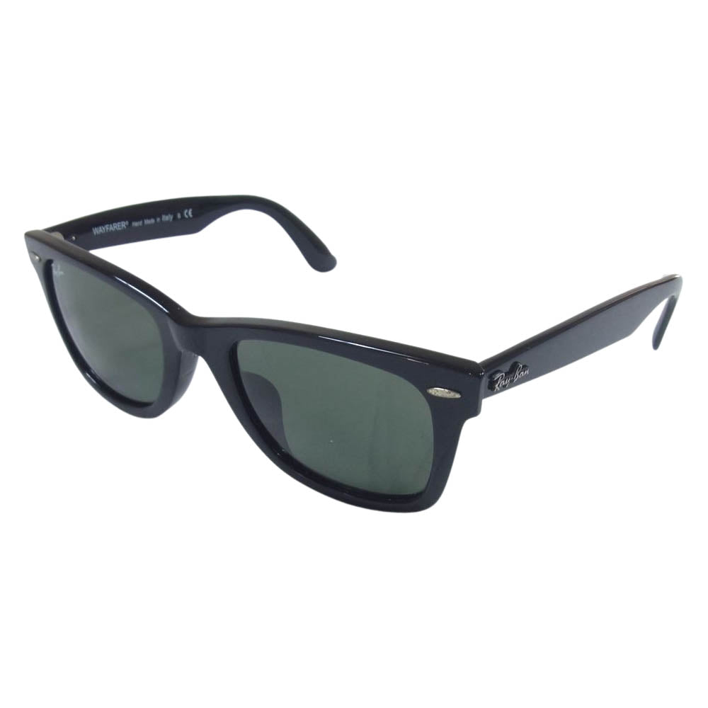Ray-Ban レイバン RB2140F 国内正規品 WAYFARER ウェイファーラー サングラス ブラック系 52□22 150【中古】