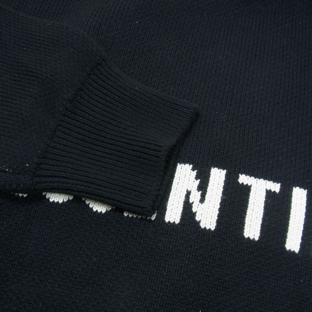 FEAR OF GOD フィアオブゴッド ESSENTIALS エッセンシャルズ KNITHOODIE ニットフーディー パーカー ブラック系 L【中古】