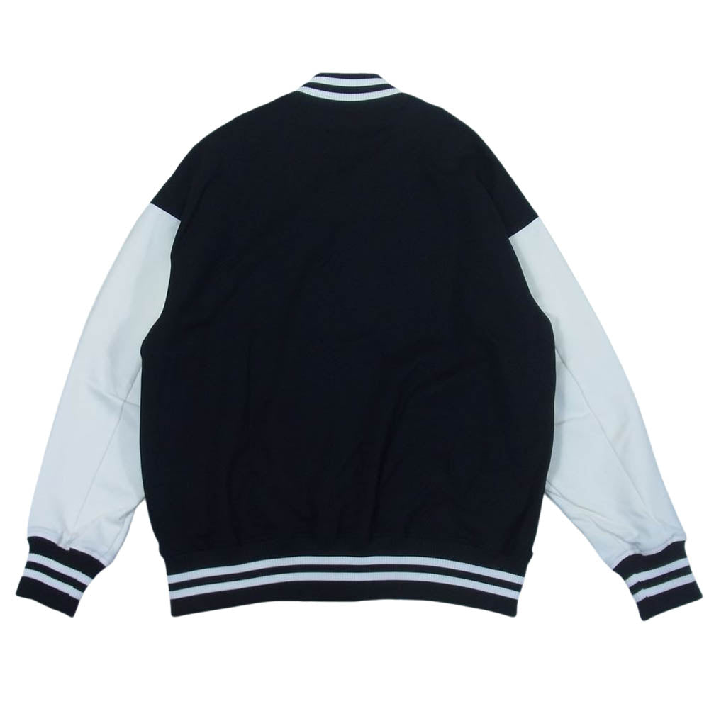 リサウンドクロージング 22AW RC27-C-008 RC Jersey OVER VARSITY JACKET RCロゴ ジャージ スタジャン ブラック系 1【美品】【中古】