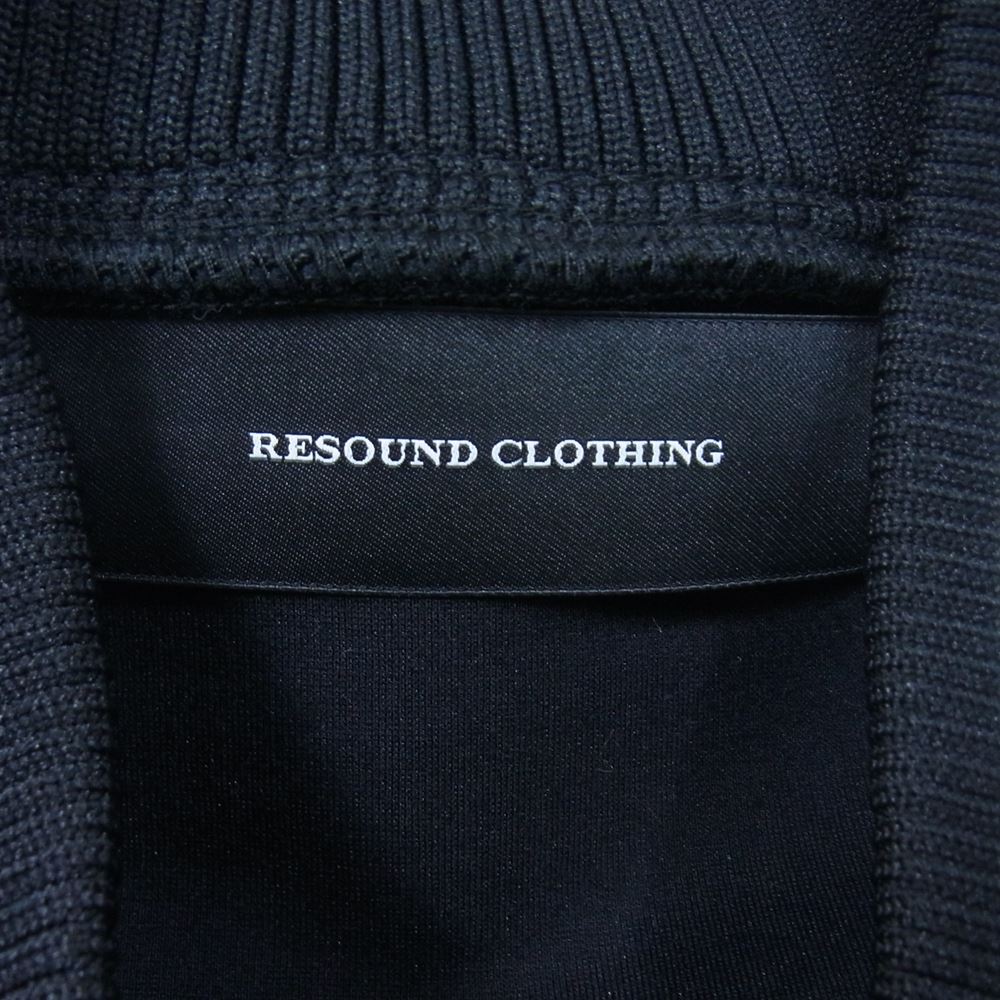 リサウンドクロージング 22AW RC27-C-008 RC Jersey OVER VARSITY JACKET RCロゴ ジャージ スタジャン ブラック系 1【美品】【中古】