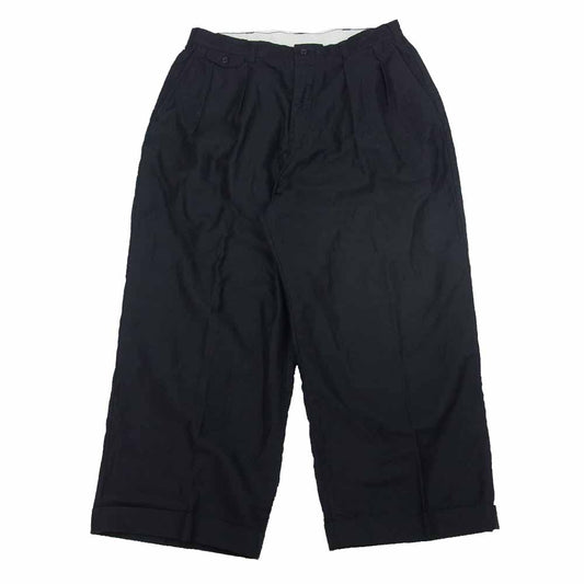 GRAPHPAPER グラフペーパー 22SS GM221-40250L L'ECHOPPE別注 MOLESKIN PT コットンリネン モールスキン パンツ ブラック系【中古】